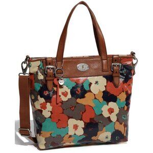 Fossil Key Per Floral Shoulder Bag Vintage Retro Y2K